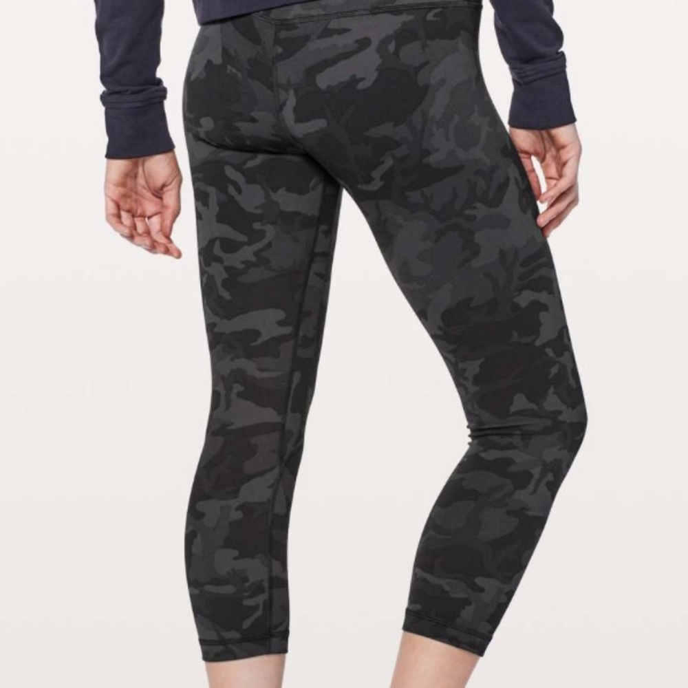 💎NWOT Lululemon Align Crop 21” ❤️ Camo Gray - Picture 3 of 7